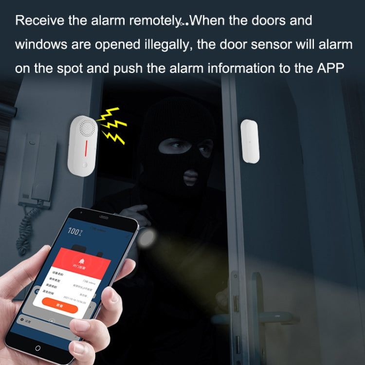 Tuya WiFi Sound And Light Door Magnetic Doors Windows Alarm Scene Linkage APP Reminder, Sound And Light Door Magnetic Sensor Tuya WiFi Sound And Light Door Magnetic Doors Windows Alarm Scene Linkage APP Reminder, Sound And Light Door Magnetic Sensor